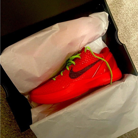Nike ❌SOLD🎁Kobe 6 proto reverse grinch Men’s 13 - Picture 2 of 4